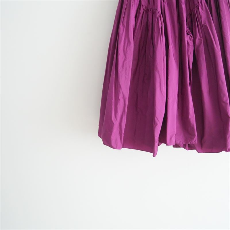 新品未使用 訳あり SHETokyo スカートロング パープル シルク XS 2023AW / SHE Tokyo / Eleanor スカート / S-SK-419 /