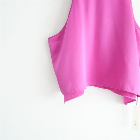 2024SS今季 / 未使用 / unefig. / Cropped tank シルク / 2406-0029