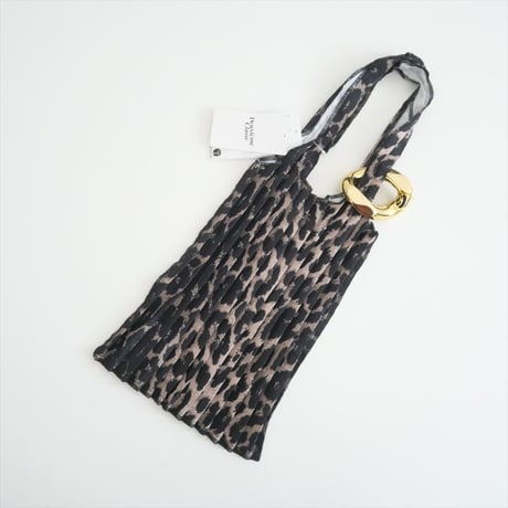 2023 / 未使用 / DEUXIEME CLASSE / LEOPARD MINI プリーツ バッグ / 23092510003110 / 2408-0958