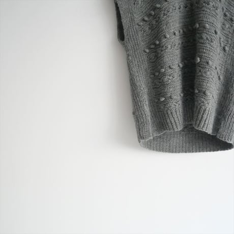 2023AW / Pheeta / Clara ニットベスト / 8918-699-0001 / 2501-0374