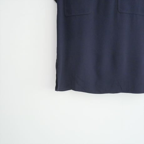 2022SS / Theory / Powder Crepe PKT Popover N / 01-2208204 / 2411-1365