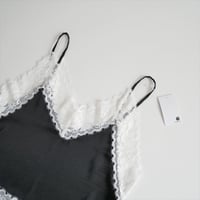 2026SS今季・人気完売品 未使用 FORME SATIN LACE CAMISOLE 26Sp-LaceCami 2606-0391