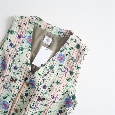 2023SS / IENA LA BOUCLE / 刺繍ジレ / 23011914125020 / 2405-2046