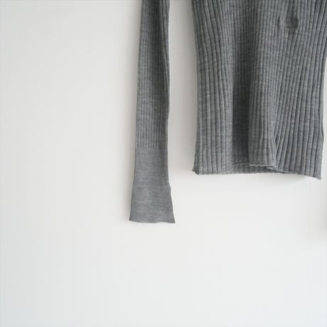 〇2024AW / conte / リブ タートルネックニット / 8513-199-0002 / 2510-0837