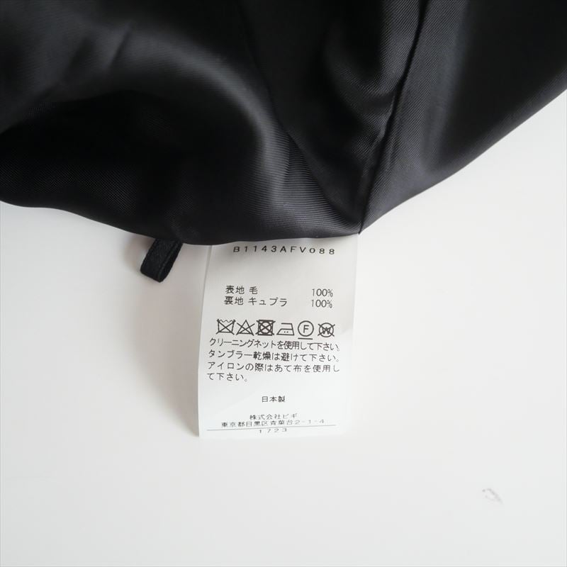 【完売品】CAVORI 2024AW Dahlia Gilet ツイードジレ CAVORI 2024AW Dahlia Gilet ツイードジレ リボン 黒 Linen