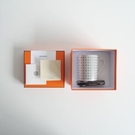 2024AW今季 / 未使用  / HERMES / マグ 〈モザイク 24〉 プラチナ / P035031P / 2412-0745