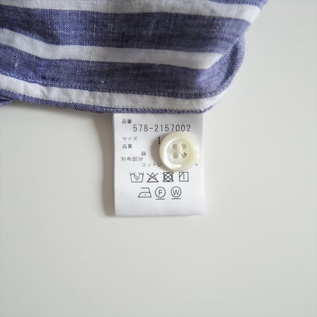 2022SS / MARGARET HOWELL / WIDE STRIPE LINEN / 2400-0321