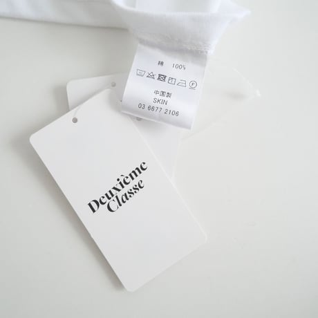 2023 / DEUXIEME CLASSE購入品 / SKIN / WRITING Tシャツ / 23070510001710 / 2310-0972