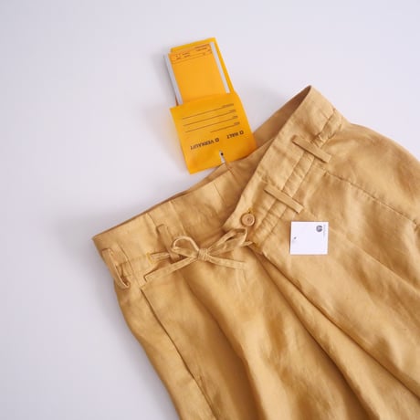 2021 / 未使用 / MAISON EUREKA / リネン WRAP PANTS / 2309-0604