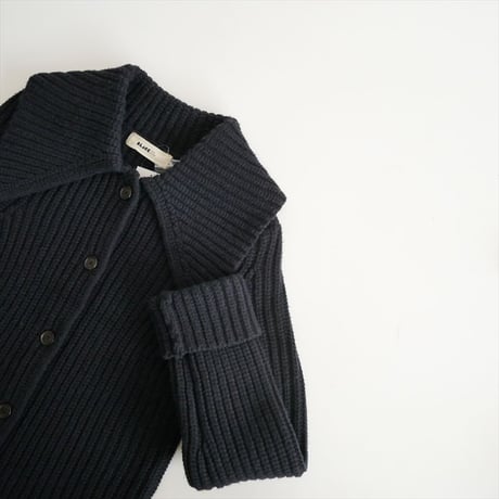 2024AW / 未使用 / IENA / BLACK ビッグカラーカーディガン / 24080900905040 / 2502-0806