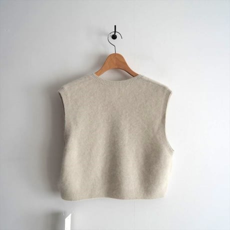 2023AW / 未使用 / Plage / Cashmere Mix Fur ベスト / 2380922118030 / 2411-0610