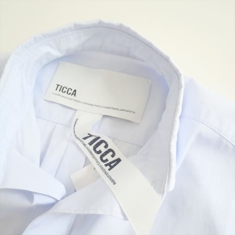 2025SS・人気完売品 / TICCA / スクエア半袖ダブルカフスシャツ / TBES-014 / 2507-1284