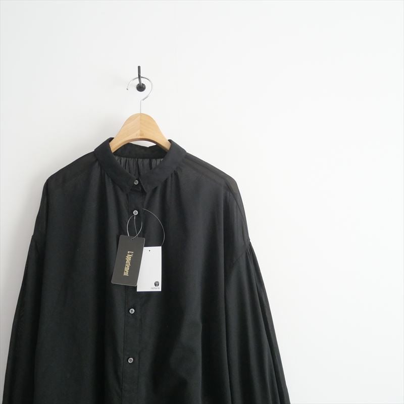 〈GOOD GRIEF!〉SHEER GATHER COTTON SHIRT GOOD GRIEF!〉SHEER GATHER COTTON SHIRT