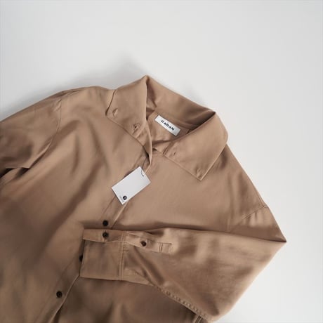 継続販売品 / CABaN / TOMORROWLAND / ウールツイル ハイネックロングシャツ / 39068406702 / 2406-2090