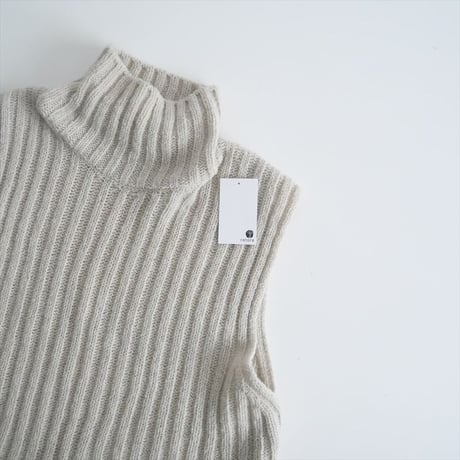 2023AW / evam eva / renew wool vest / E233K100 / 2410-1097