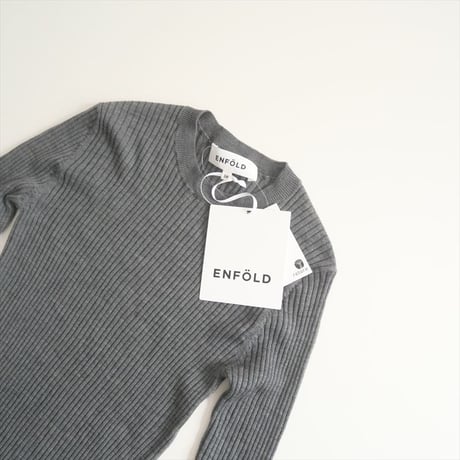 2023AW・人気完売品 / 未使用 / ENFOLD / LAYERD RIB PULLOVER / 300GS270-0600 / 2508-0108