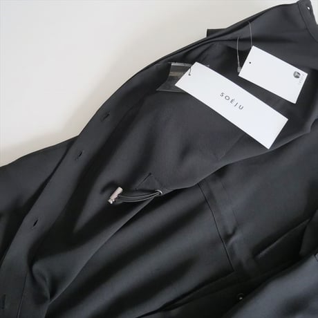 2024SS・人気完売品 / 未使用 / SOEJU / ロングシャツワンピース / S-01-OP-025 / 2412-0812
