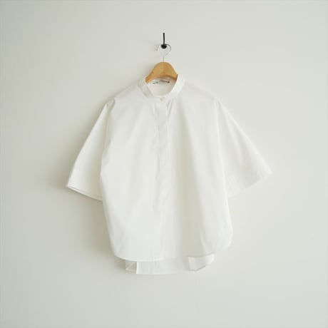 2025SS・人気完売品 / PLST / コットンブレンドハーフスリーブシャツ / 12-5208090 / 2508-0781