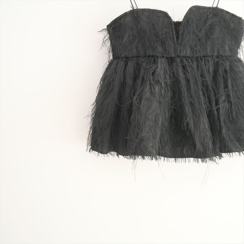 雑誌掲載 完売】ウィムガゼット☆フェザーキャミブラウス 雑誌掲載