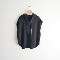 SOEJU / サテンショートスリーブボウタイブラウス / S-01-SB-050 / 2508-0846