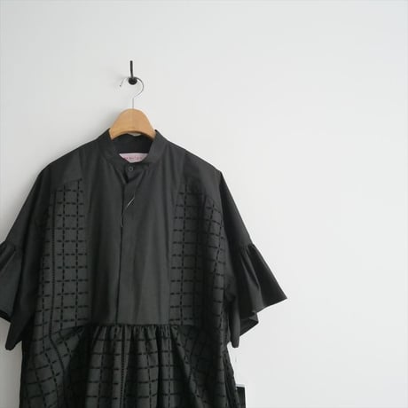 2024AW今季 / 未使用 / mintdesigns / CHECK LACE DRESS / 45242-CL6DF04 / 2410-0931