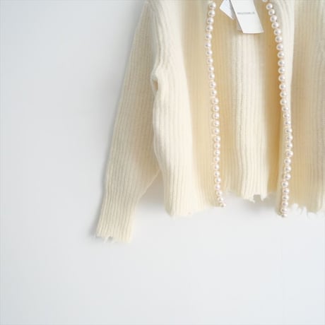 継続販売品 / 未使用 / L'Appartement同型お取扱い / MADISON BLUE / PEARL DAMAGE CD BRITISH WOOL / 2412-0144