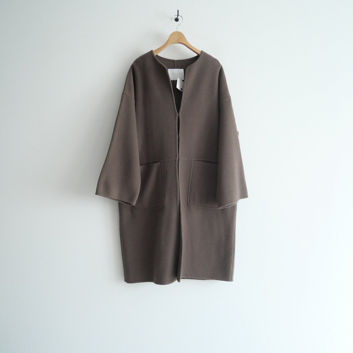 完売品 RIVE DROITE ショールカラーリバーコート ベージュ38 【公式通販】