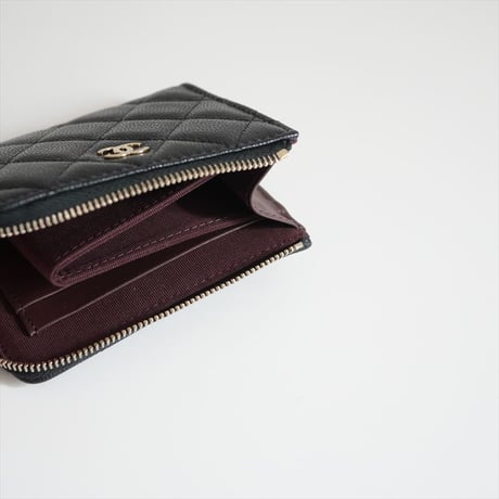 2024年購入品 / CHANEL / SMALL WALLET  MATELASSE キャビアスキン / AP3999 B10583 / 2508-0994