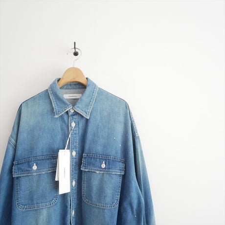 2025・人気完売品 未使用 AP STUDIO購入品 JOHNBULL デニムクロップドシャツ 25050587000630 2606-0204
