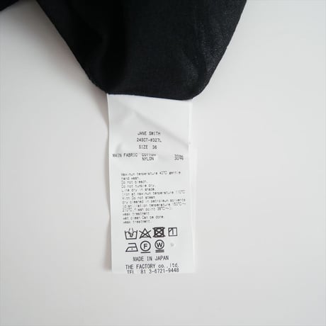 2024SS / JANE SMITH / SHEER WIDE NECK PULLOVER / 24SCT-#327L / 2409-0409