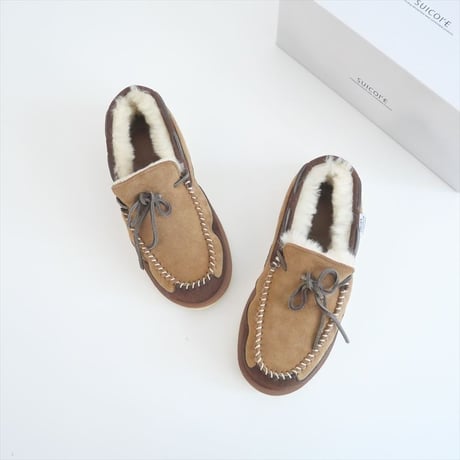 2021AW / 未使用 / MUSE de Deuxieme Classe購入品 / SUICOKE / ムートンモカシン / 21093521001630 / 2410-0272