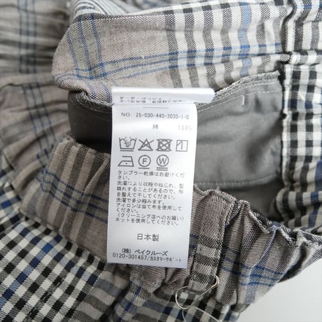 2025SS / journal standard luxe / ギャバチェック グランディパンツ / 25030440203010 / 2509-0266