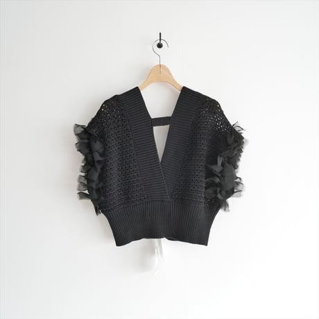 2024SS / 未使用 / IENA購入品 / RITTO / コットンVネック リボンベスト / 24080910001710 / 2512-1550