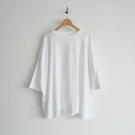 45R / 度詰天竺のビッグスリットTシャツ  / 2410-0099