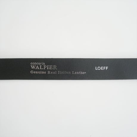 〇継続販売品 / LOEFF / スクエアバックル ベルト / 8841-699-0006 / 2510-1088