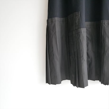 未使用 / nagonstans / 天竺プリーツdress / 470FA483-0410 / 2512-1662