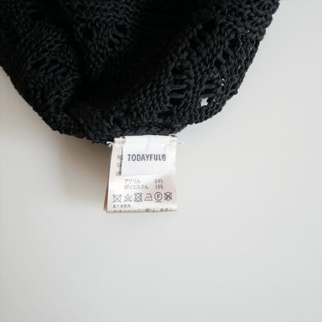 人気完売品 / TODAYFUL / Lace Knit Shirts / 12210503 / 2509-0116