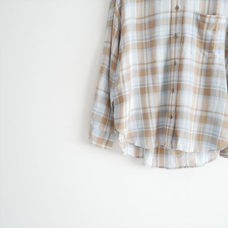 2025SS・人気完売品 / DEUXIEME CLASSE / Vi/Li Check Wash シャツ / 25050500804010 / 2603-0878