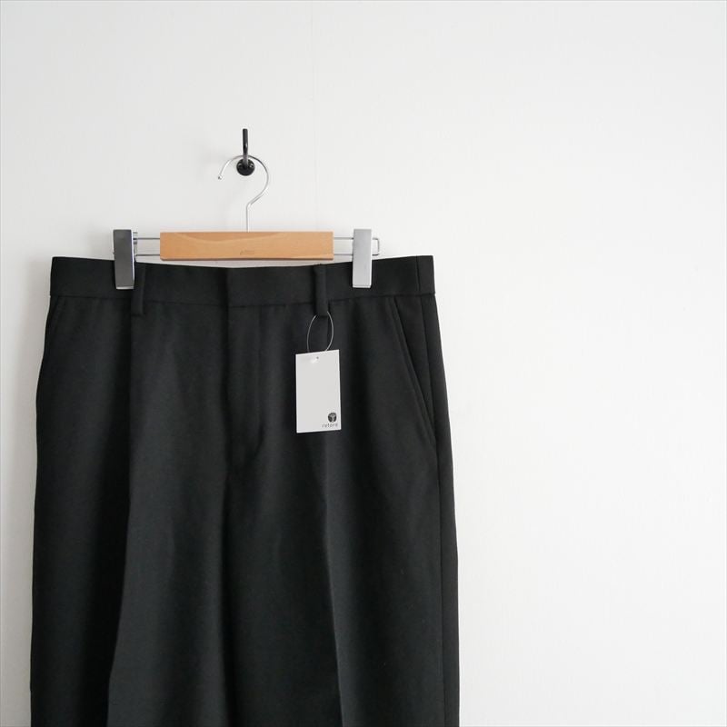 2022AW / WIRROW / Wool serge wide tapered slack