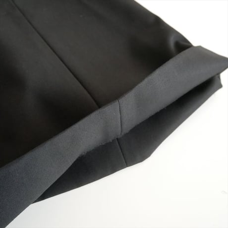 2023 / ATON / COMPACT WOOL TWO TUCK WIDE PANTS / PRAGSM0104 / 2503-0167