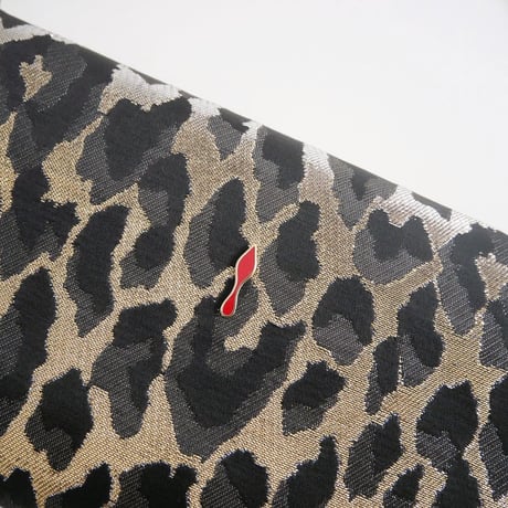 Christian Louboutin / レオパード チェーン付クラッチバッグ DODAT CLUTCH LUREX FELINE / 2303-2057