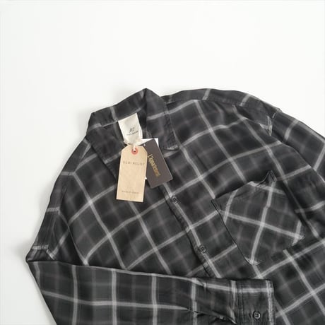 2024SS・人気完売品 / 未使用 / L'Appartement別注 / REMI RELIEF / CHECK 2 WAY SHIRT / 24050570003910 / 2411-1329