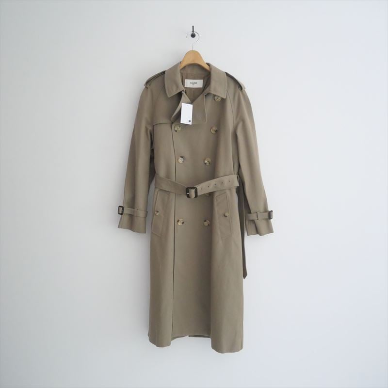 CELINE ダブルブレストトレンチコート　サイズ34 CELINE ダブルブレストトレンチコート サイズ34|mercariメルカリ