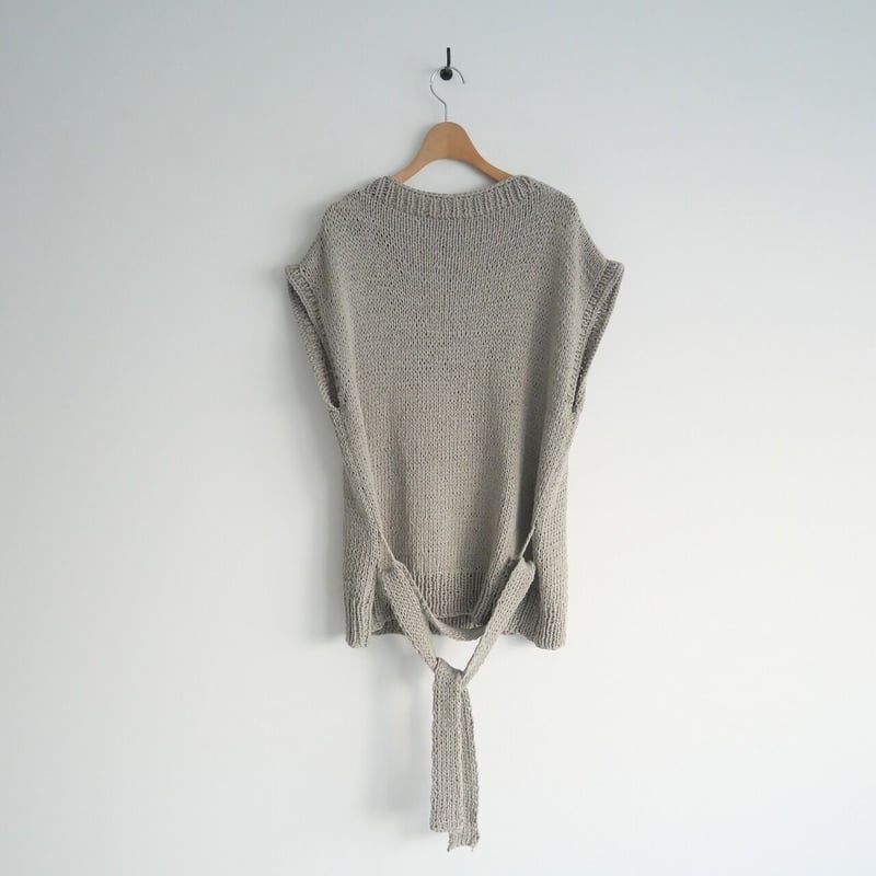 SEEALL OVERSIZED V NECK GILLET ベスト