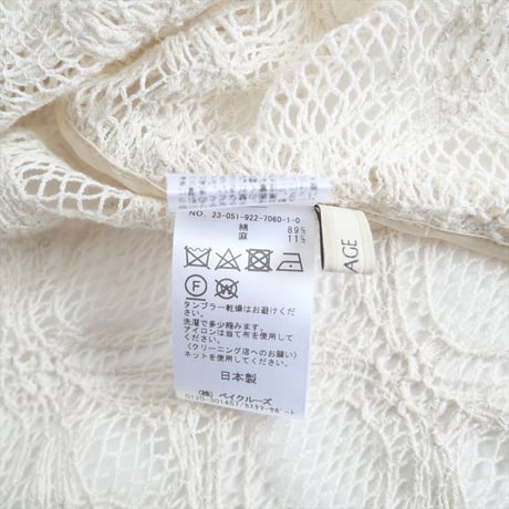 2023SS / Plage / lacy トップス / 23051922706010 / 2503-0434