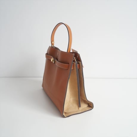 2022 / L'Appartement購入品 / SITA PARANTICA / ストラップ コンビバッグ (キャメルブラウン) / 22092521003830 / 2503-0216