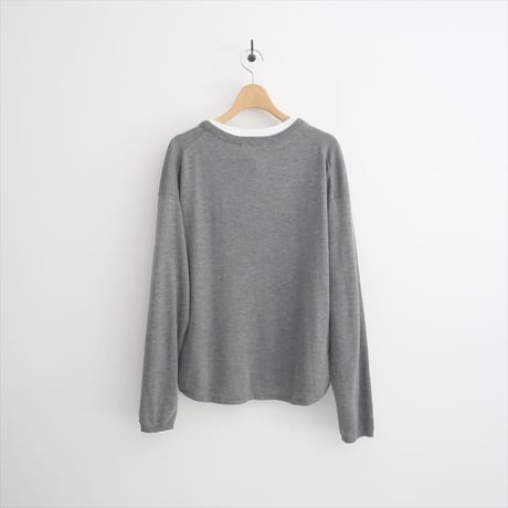 2024AW・人気完売品 / 未使用 / relume JOURNAL STANDARD / 3WAYレイヤードニットプルオーバー / 24080462811340 / 2505-1160