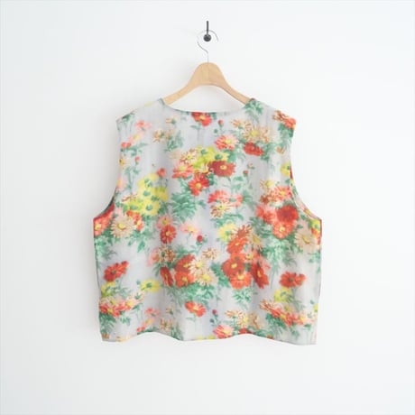 2022AW / journal standard luxe購入品 / Khadi ＆ Co / FLOWER PRINETD GILLET-ASTER / 2409-0692