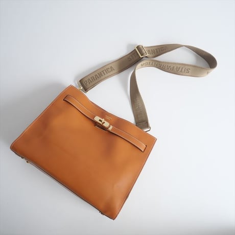2022 / L'Appartement購入品 / SITA PARANTICA / ストラップ コンビバッグ (キャメルブラウン) / 22092521003830 / 2503-0216