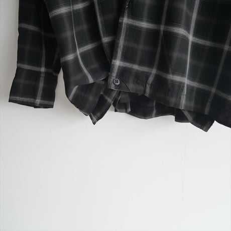 2024SS・人気完売品 / 未使用 / L'Appartement別注 / REMI RELIEF / CHECK 2 WAY SHIRT / 24050570003910 / 2411-1329
